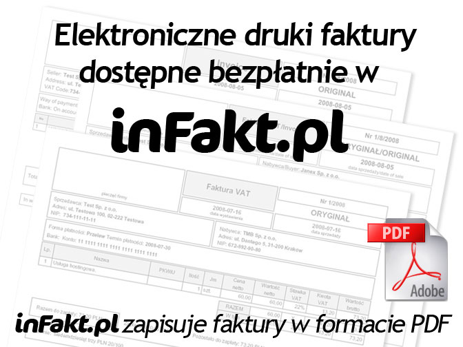 druki faktur w UE