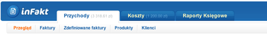 Nowe zakładki w Infakt.pl